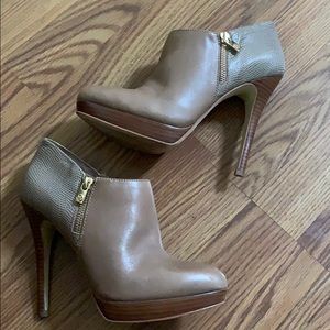 Michael Kors brown booties
